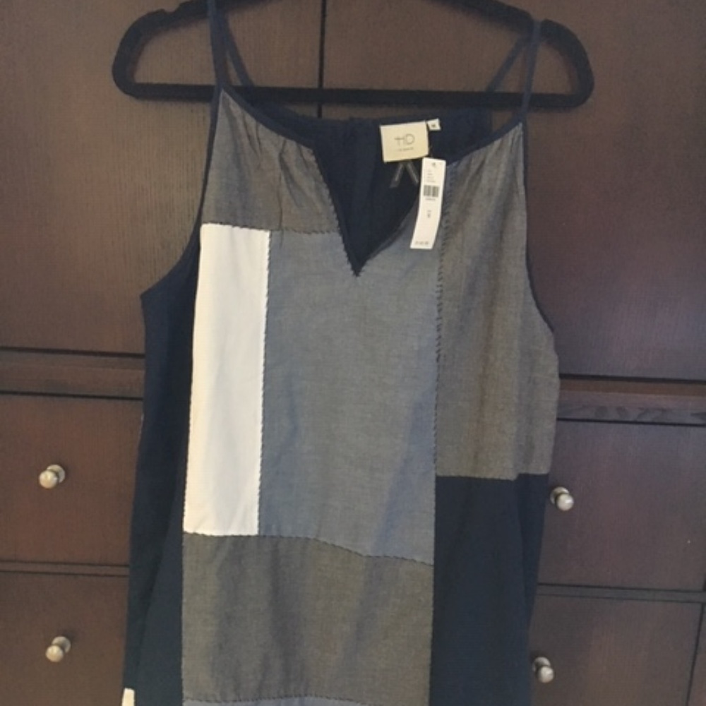 Anthropologie H D in Paris Patchwork Dress Size M